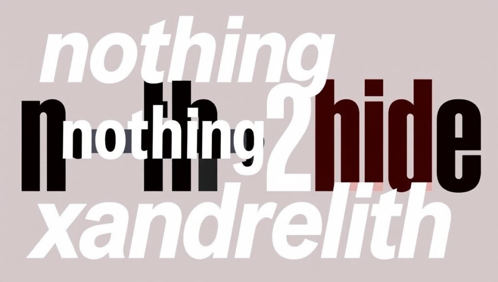 nothing2hide xandrelith